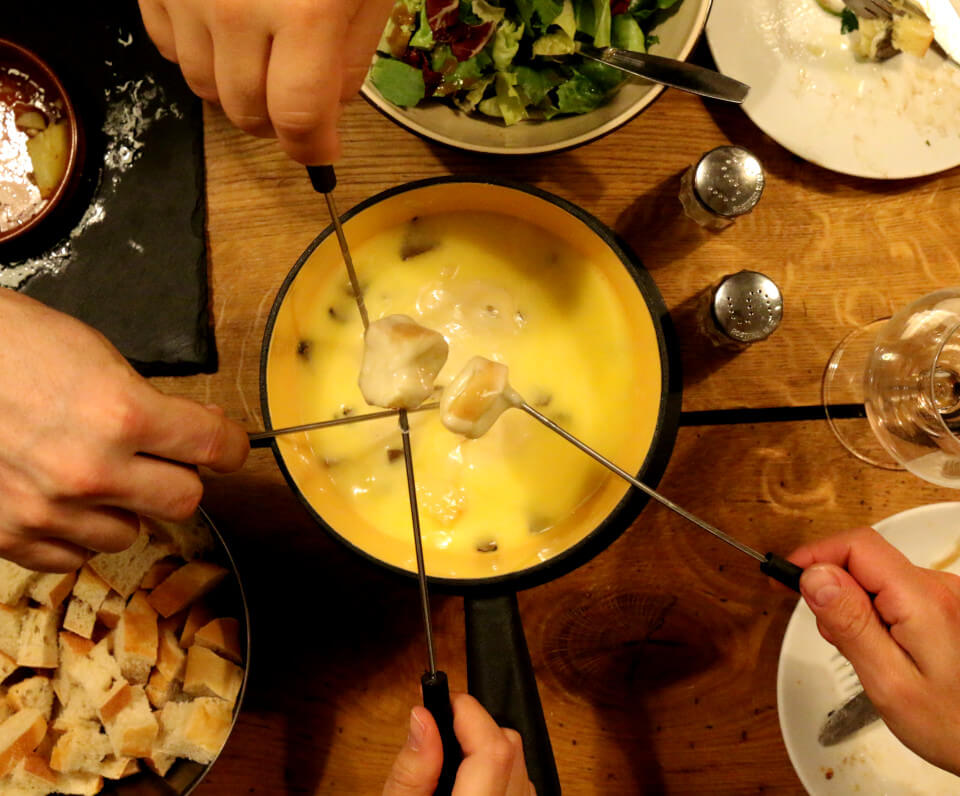 Fondue essen