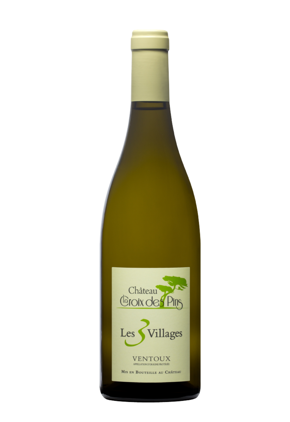 Les 3 Villages Blanc - Ventoux AOP Château la Croix des Pins 2024 0,75 L