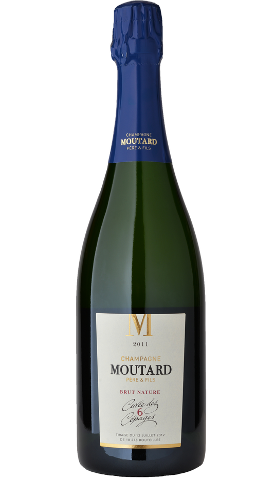 Champagne Moutard Cuvée 6 Cépages Brut Nature 2011 0,75 L