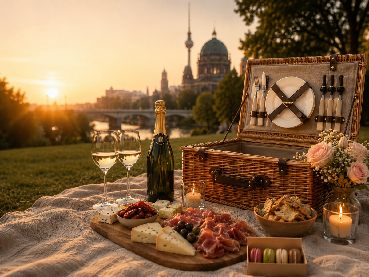 Le Rendez-vous. Romantischer Picknickkorb Berlin Augusta