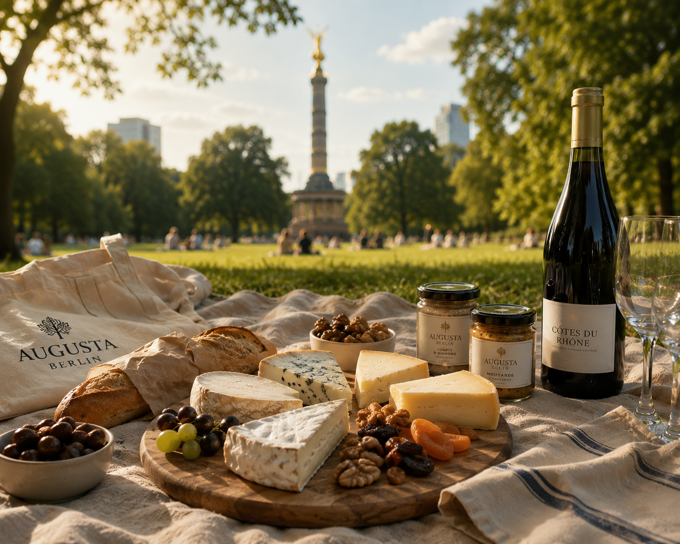 Käse im Parc – Picknickkorb Berlin | Augusta
