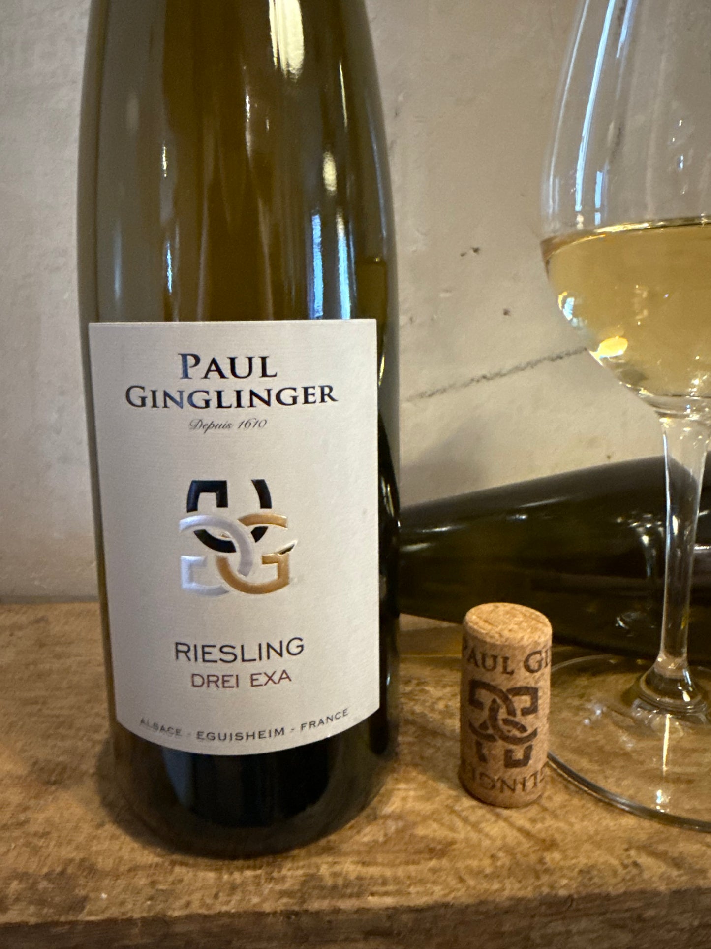 Riesling Drei Exa Alsace AOC Ginglinger 2023 0,75 L