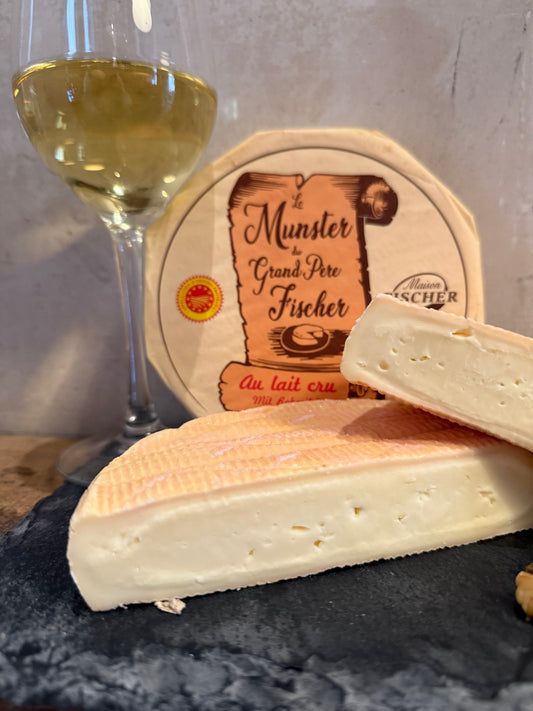 Le Munster Fermier AOP – Elsässischer Rohmilch-Weichkäse, 100 g