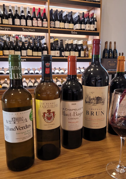 Bordeaux Weinverkostung mit Laurent (auf Deutsch)