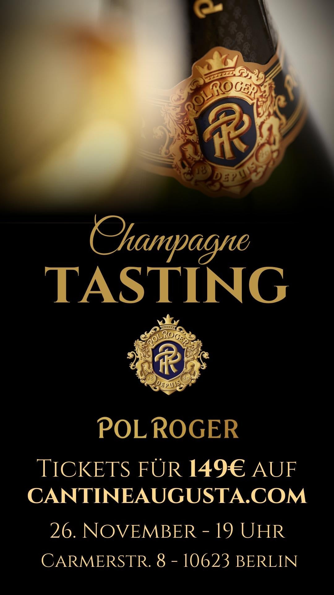 Champagne Tasting Pol Roger - 26.11.2024