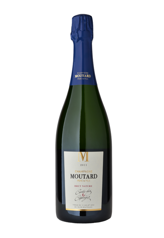 Champagne Moutard Cuvée 6 Cépages Brut Nature 2012 0,75 L